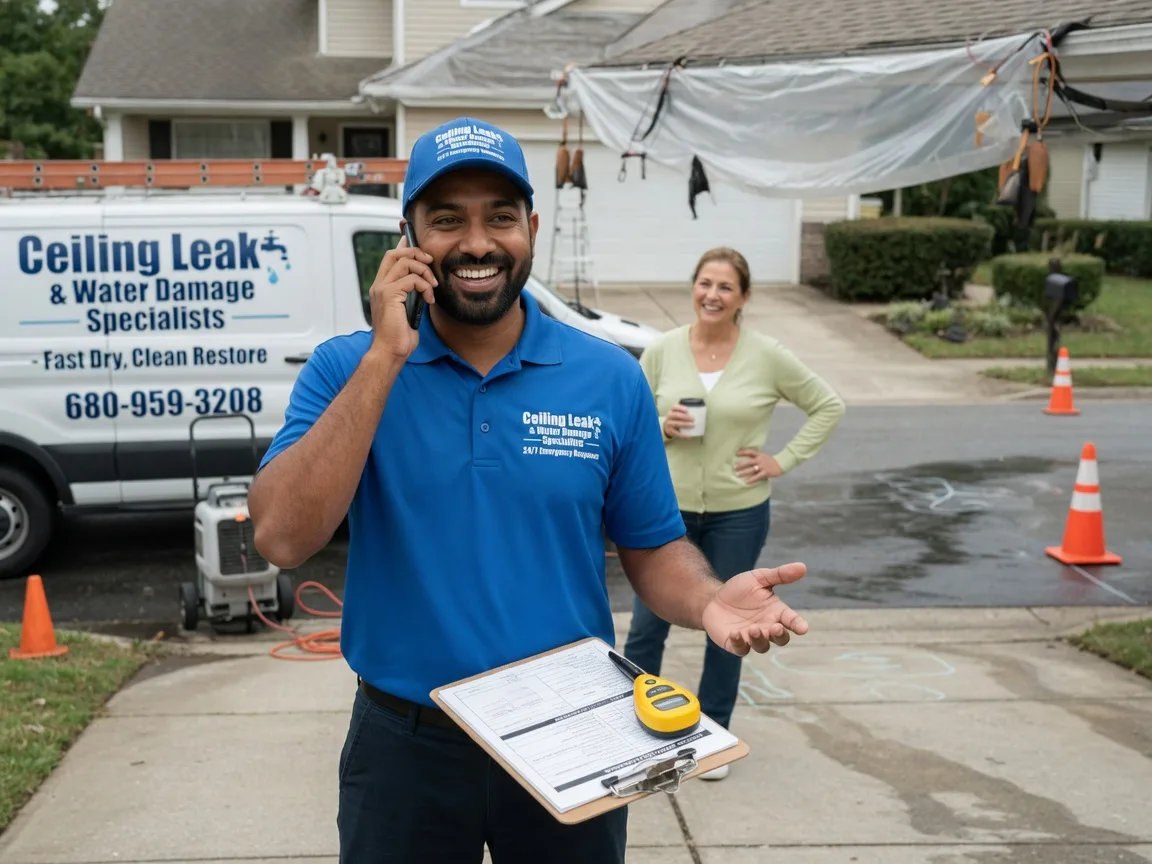 Ceiling Leak Cleanup Lake Andes, SD FAQs